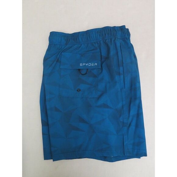 Spyder Swim S923057 SWF Men's Sz XL Blue Tristar 7" Swim Trunk Shorts - Picture 4 of 4